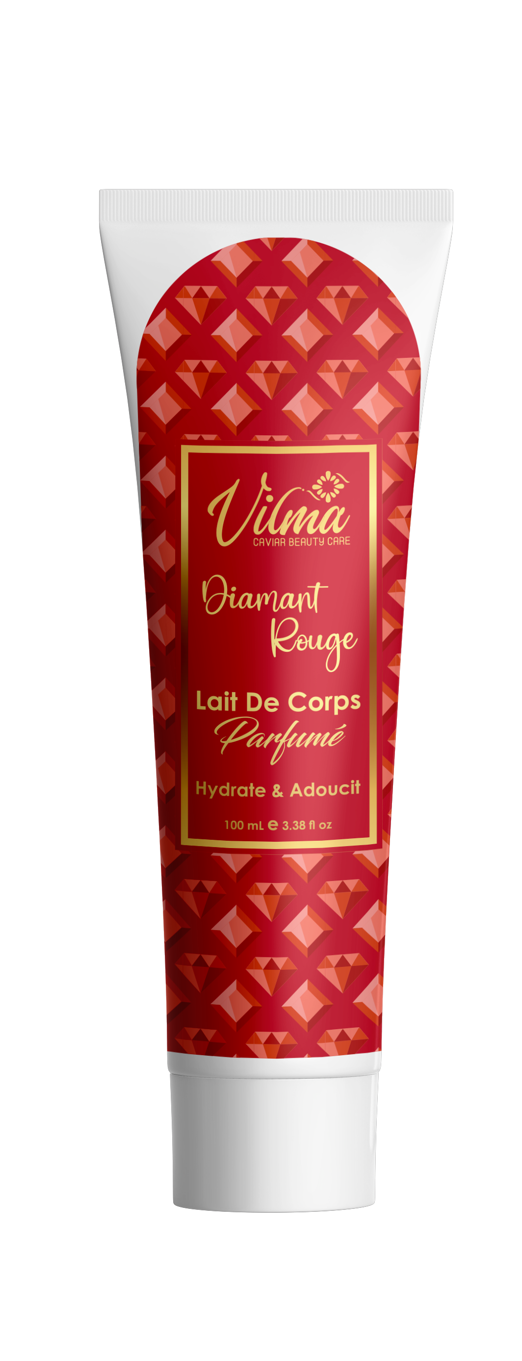 lait de corps parfumé diamant rouge (rouge malachite)