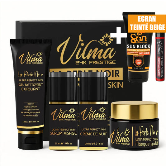 Coffret Complet La Perle Noire 24K + + Ecran Teinté Beige ET GLOSS