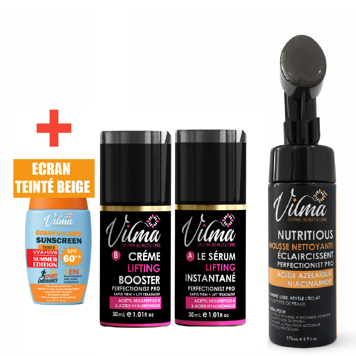 Duo Lifting Pro+ mousse nettoyante eclaircissante+ Ecran Teinté Beige